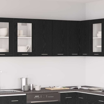 vidaXL Висящ шкаф Lyon Черния дъб 60 x 31 x 60 см Инженерно дърво (863143)