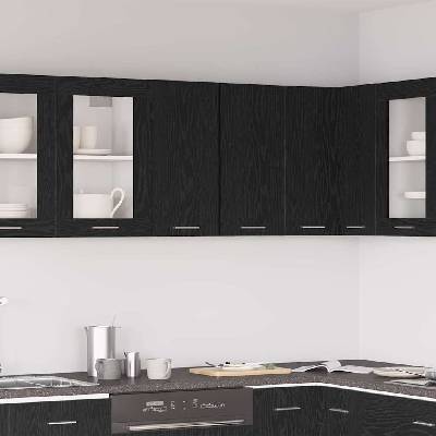 vidaXL Висящ шкаф Lyon Черния дъб 60 x 31 x 60 см Инженерно дърво (863143)