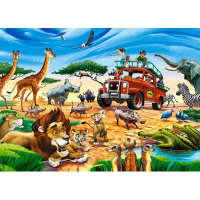 Castorland - Puzzle Safari adventure - 180 piese