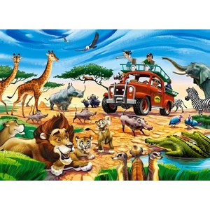Castorland - Puzzle Safari adventure - 180 piese