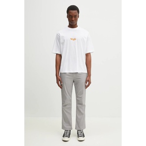Marcelo Burlon Памучна тениска County Flame Boxy T-Shirt White Red (CMAA05AS25JER0070125)