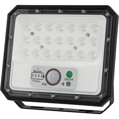 UltraLux Соларен led прожектор с pir датчик за движение, 90°, 5w, 5500k, (spss555)