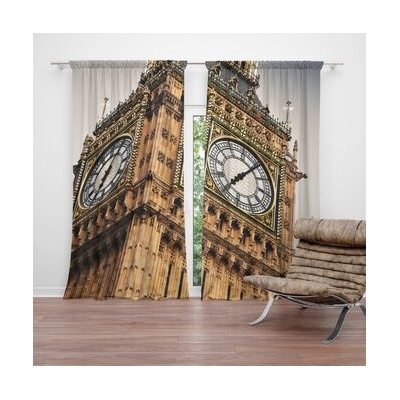 Sablio Závěsy Clock tower: 2 ks - 140x250 cm - Sablio