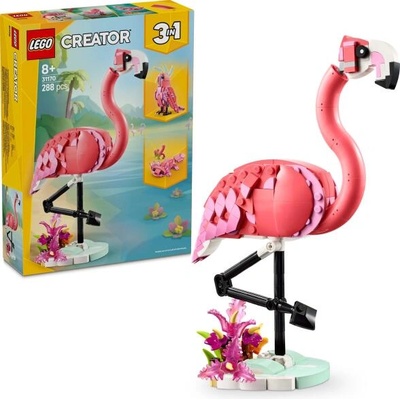 LEGO® Creator 31170 - Диви животни: Розово фламинго 3 в 1 (31170)