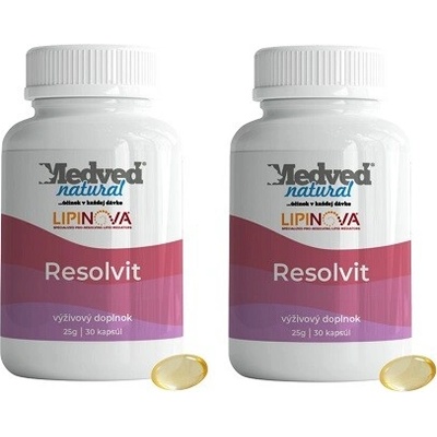 Medveď natural 2x Resolvit 30 kapsúl