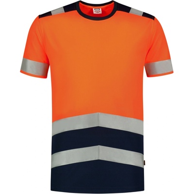 Tricorp unisex T-Shirt High Vis Bicolor fluorescenčná oranžová T019814 M