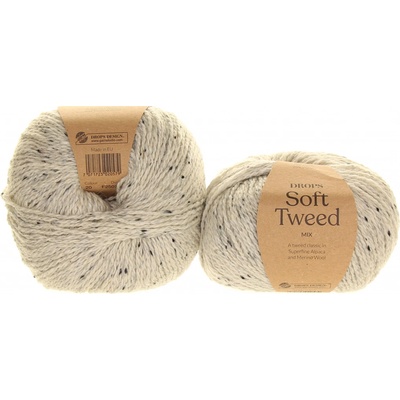 Drops Soft Tweed 20 pepř a sůl