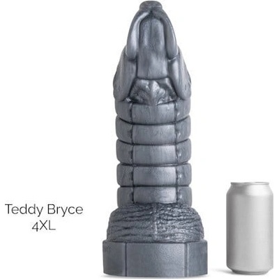Mr. Hankey’s Toys Teddy Bryce XXXX Large prémiové silikonové dildo s Vac U Lock 36 x 7,1 - 11,4 cm