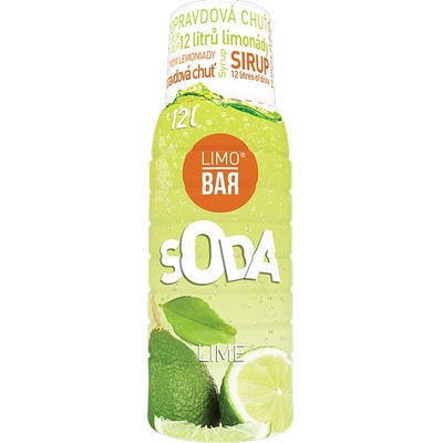 LimoBar Sirup s příchutí Limetka 0,5 l