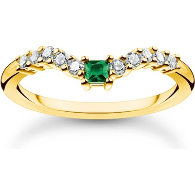 Thomas Sabo Ladies Ring TR2398-971-7-56 V-shape size 56