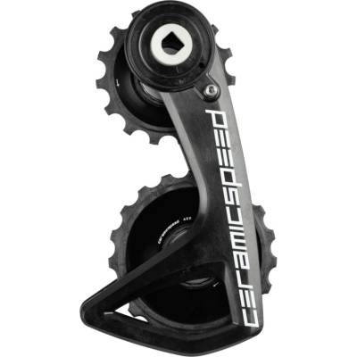CeramicSpeed OSPW RS ALPHA ramienko prehadzovačky pre SRAM Red/Force AXS TEAM Logo, čierna