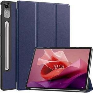 Gigapack Lenovo Tab P12 GIGAPACK калъф за поставяне, кожен ефект, активен FLIP, моливник, BLUE GP-149854 (GP-149854)