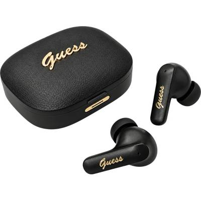 Guess Wireless Earbuds Script Metal Logo