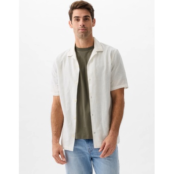 Image 1 of GAP Ленена риза GAP GAP | Byal | МЪЖЕ | XS