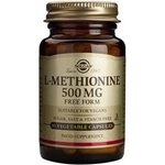 Solgar Хранителна добавка L-METHIONINE, Solgar L-Methionine 30 Herbal Capsules Unflavoured
