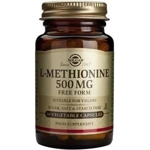 Solgar Хранителна добавка L-METHIONINE, Solgar L-Methionine 30 Herbal Capsules Unflavoured