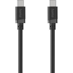 Hama Кабел USB-C мъжко- USB-C мъжко, 60 W, 1 m, черен (HAMA-201806) - cybertrade
