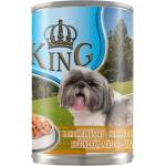  King консерва за куче - пилешко в грейви сос 1250гр