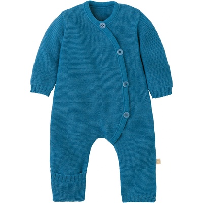 disana Детски цял костюм disana Kid's Strick-Overall Overall - Taubenblau - размер 50/56 (EU) (704-5488-0511)