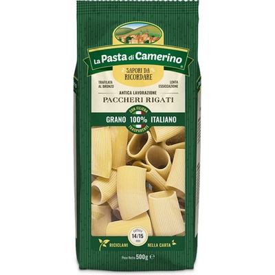 La Pasta di Camerino Paccheri Rigati 12 x 0,5 kg