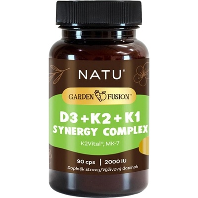 NATU Garden Fusion Vitamín D3+K2+K1 Synergy Complex 2000 IU 90 kapsúl