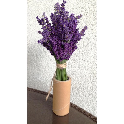 HAND MADE Sušená kytička tmavá levandule Velikost M: malá