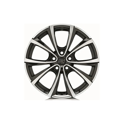 MSW 27T 8.5x18 5x114,3 ET32 gloss black polished