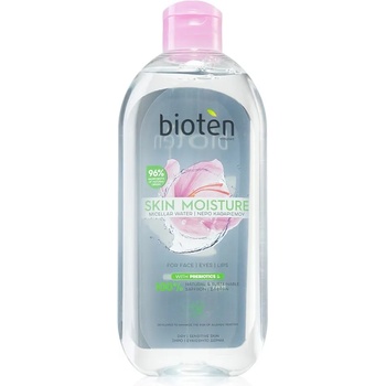 Bioten Cosmetics Skin Moisture почистваща и премахваща грима мицеларна вода за суха и чувствителна кожа 400ml