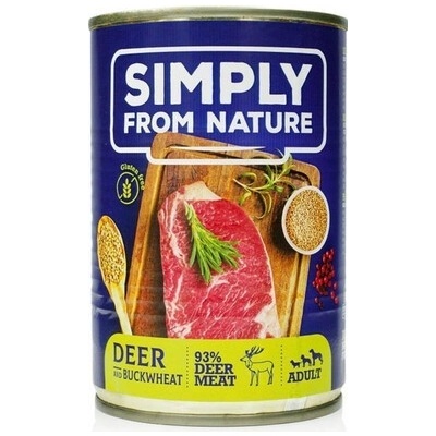 Simply From Nature Jeleň s pohánkou 7 x 400 g