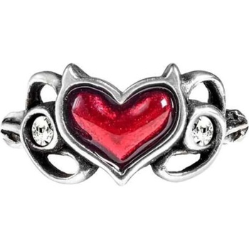 Alchemy gothic Пръстен ALCHEMY GOTHIC - Малко Devil Сърцето - R238