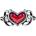 Alchemy gothic Пръстен ALCHEMY GOTHIC - Малко Devil Сърцето - R238