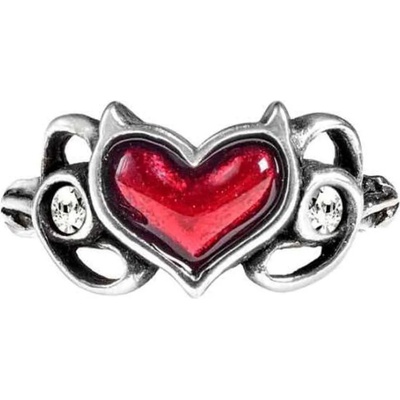 Alchemy gothic Пръстен ALCHEMY GOTHIC - Малко Devil Сърцето - R238