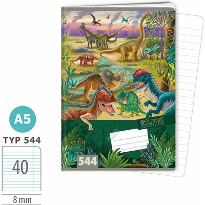 Argus Zošit A5 TYP 544 Jurassic ADVENTURE dinosaury