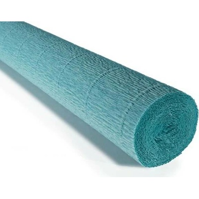 Italský krepový papír Cartotecnica Rossi 180g (50 x 250cm) - azurová modrá 17E/3 – Zboží Dáma