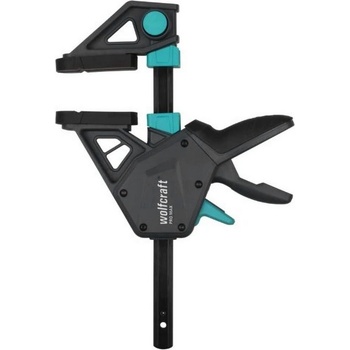 wolfcraft Бързодействаща стяга с пластмасови челюсти Wolfcraft Pro Max, 3070000 - 100x150 mm (3070000)
