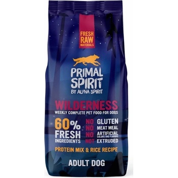 Primal Spirit Dog 60% Wilderness 12 kg