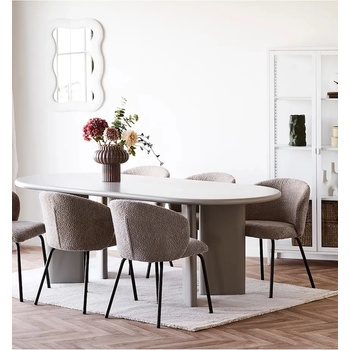 House Nordic Огледало за стена House Nordic Bosaro 80 x 54 cm в бяло (4001718)