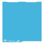 BIQU Build Plate CryoGrip Pro Frostbite - Blue - 250 x 250 mm (1060000765)