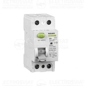 NOARK Electric ДЕФЕКТНОТОКОВА ЗАЩИТА 6KA, 2P, ТИП-AC, 63A AC 30MA - 108316 (108316)