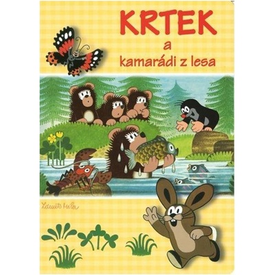 Krtek a kamarádi z lesa omalovánka