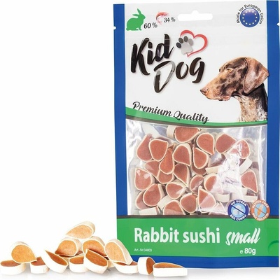 KidDog králičí malé sushi 80 g