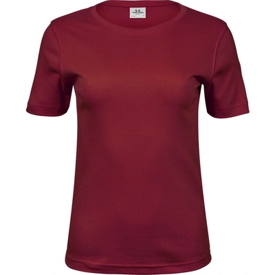 TeeJays Tričko Interlock TJ 580 krátký rukáv dámské COT-18058037101 S Červená deep