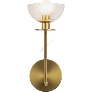 Elstead Lighting Alora Mood ALM-SYLVIA-1WB-BG-CL - Настенна лампа SYLVIA 1xE14/40W/230V златна (ED0892)