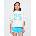 GAP Детска oversize тениска Varsity GAP GAP | Byal | Момичешки | 104/110