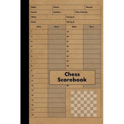 Chess Scorebook: 100 Games - Chess Workbook - Notation Scoresheets to Log Scores, Matches, Tournaments and Results - Score Pad