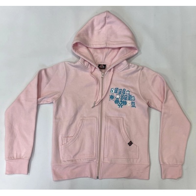 X-RayW Logo Font Zip Hood Pink