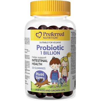 Natural Factors Probiotic 1 Billion CFU За деца и подрастващи, 50 желирани таблетки, Natural Factors (0671 PN)