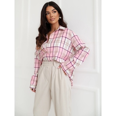 Italy Moda košeľa -IT-KS-22269-1.00 Ružová svetlo