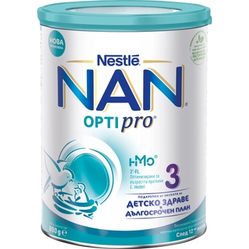Image 1 of Nestle Млечна напитка на прах Nestle Nan - Optipro 3, 800 g (12578971)