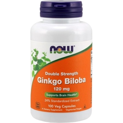 NOW Ginkgo Biloba 120 mg / Double Strength [100 капсули]